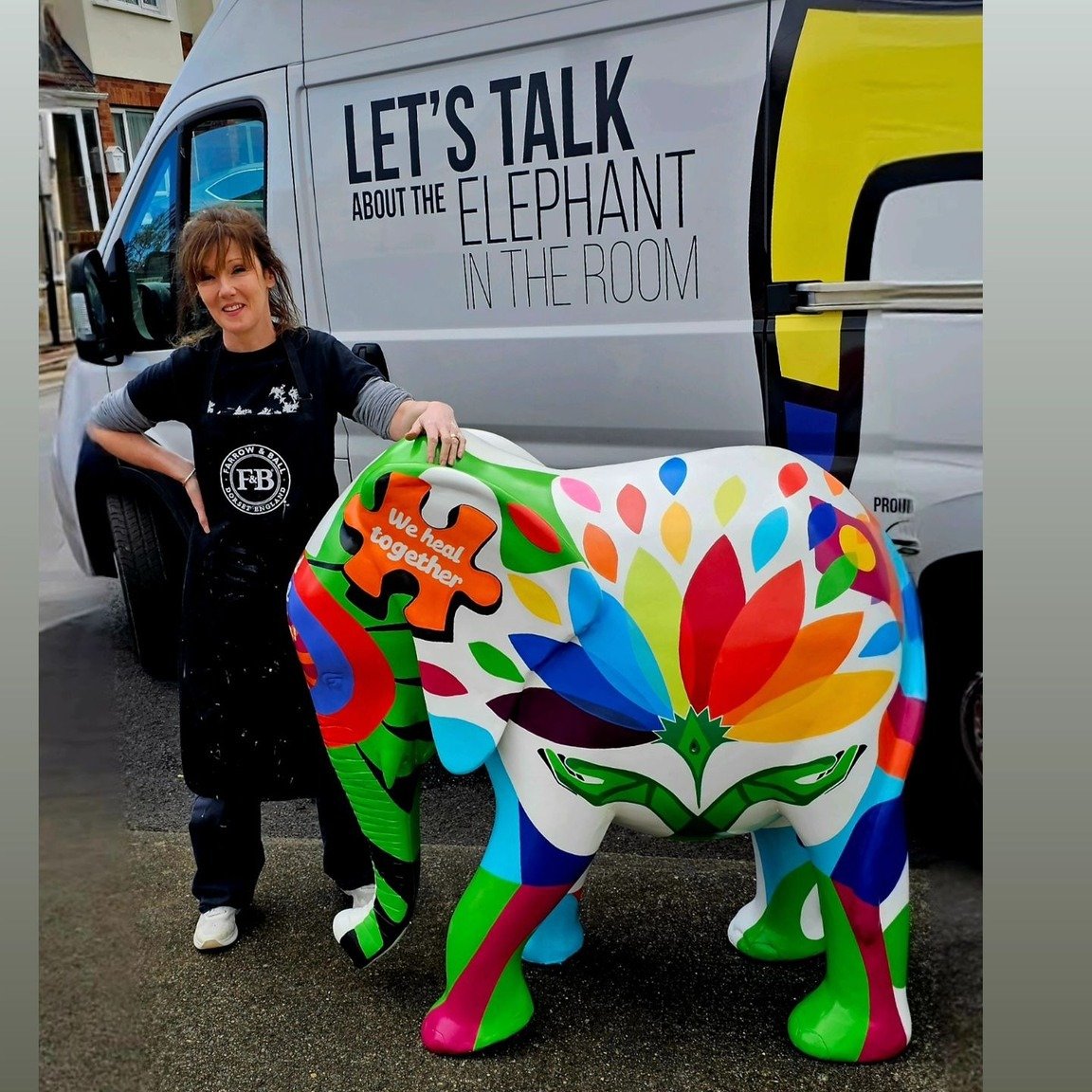 Meet 'Jigsaw' - the latest addition to our Elephant In The Room family, brilliantly painted by Rachelle O'Regan, as part of the Fingal County Council mini herd of 4 elephants. This vibrant sculpture symbolises the unity and collective effort needed i