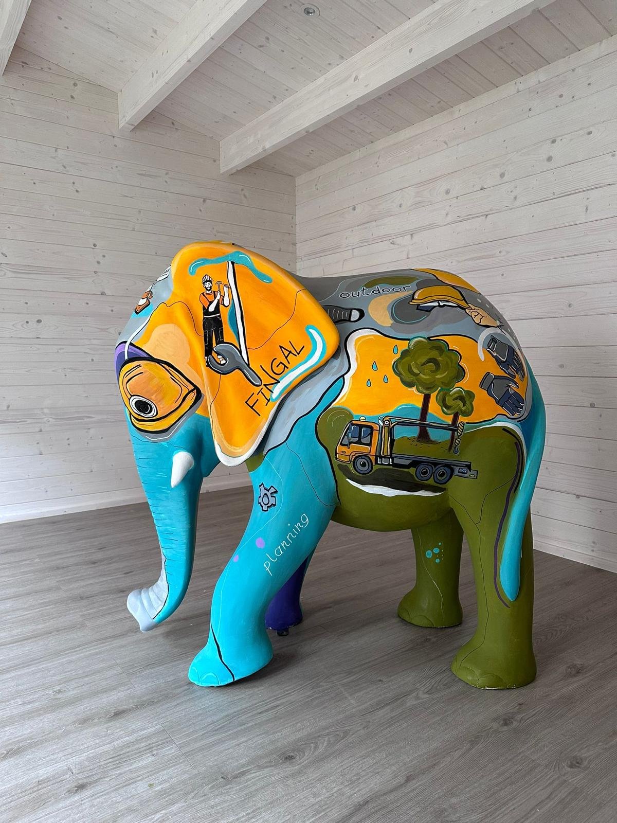As the brush strokes glide across the canvas, artist Karolina Di Duca&rsquo;s latest elephant sculpture is coming to life, soon to grace the Watery Lane Operations Depot in Swords. This masterpiece isn&rsquo;t just art&mdash;it&rsquo;s a statement fo