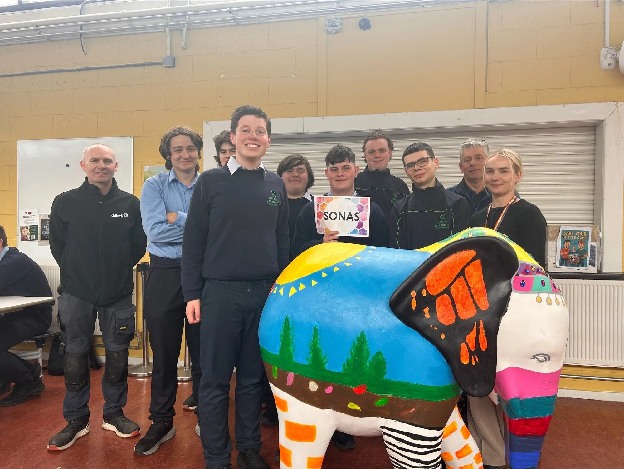 A huge congratulations to Greenhills Community College on the unveiling of their Ellie, Sonas 🐘💙

We were delighted to hear from Karen Sewell that the programme has been a great success so far, with students and staff coming together to create a sc