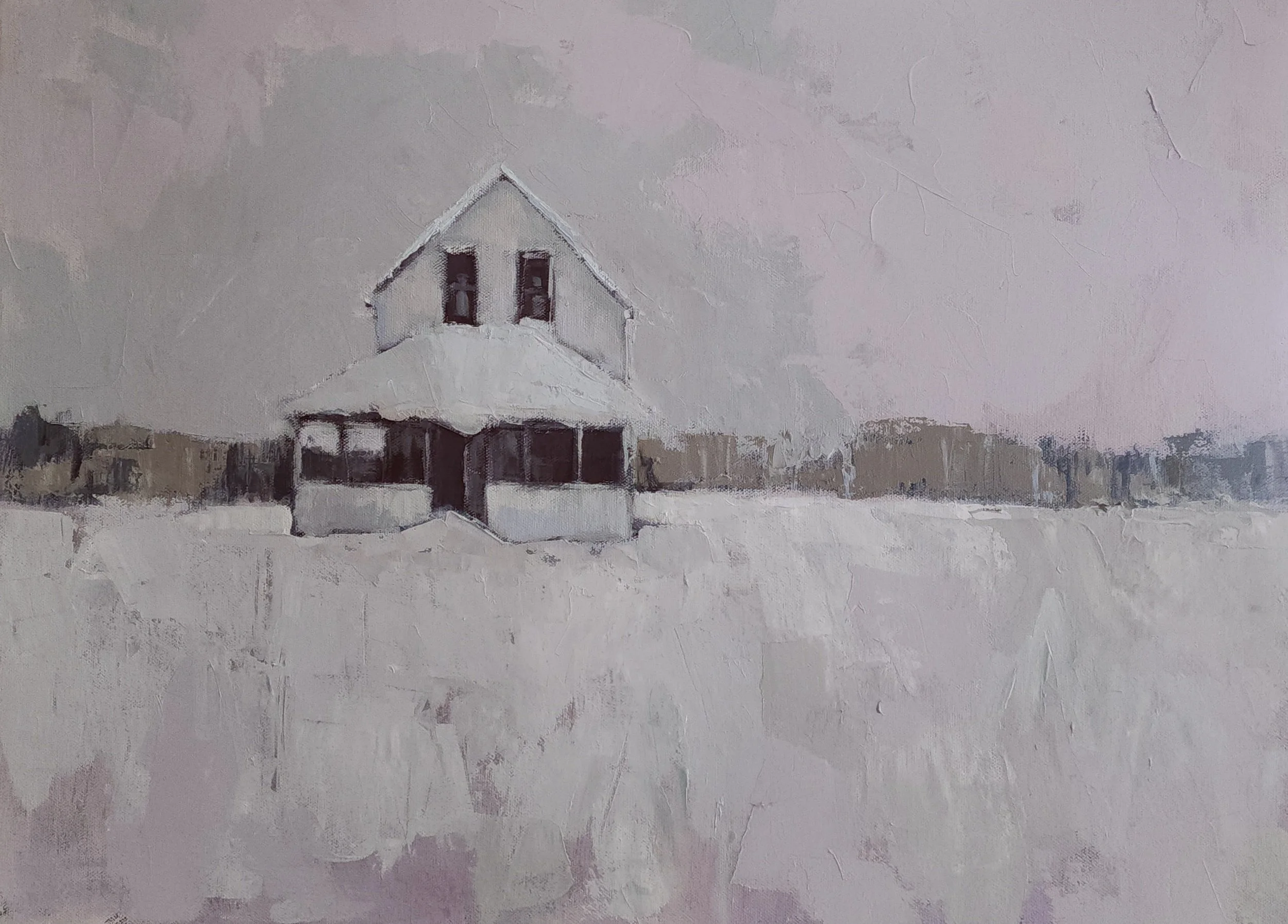 I Stand Alone   18x 24  Acrylic  $500