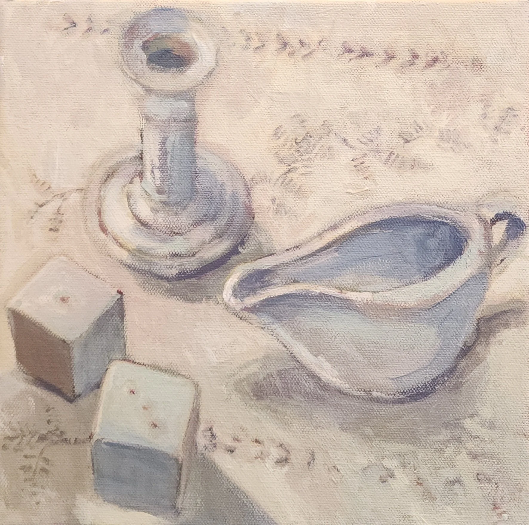 Shades of White  12" x 12"  $250