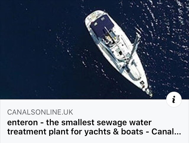 We are in the press! Read all about our #enteron In the summer edition of #canalsonlinemagazine  https://canalsonline.uk/enteron-the-smallest-sewage-water-treatment-plant-for-yachts-boats/  #narrowboatliving #canals