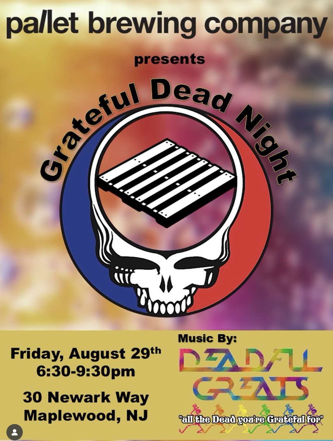 The Deadful Greats at Pallet Brewery