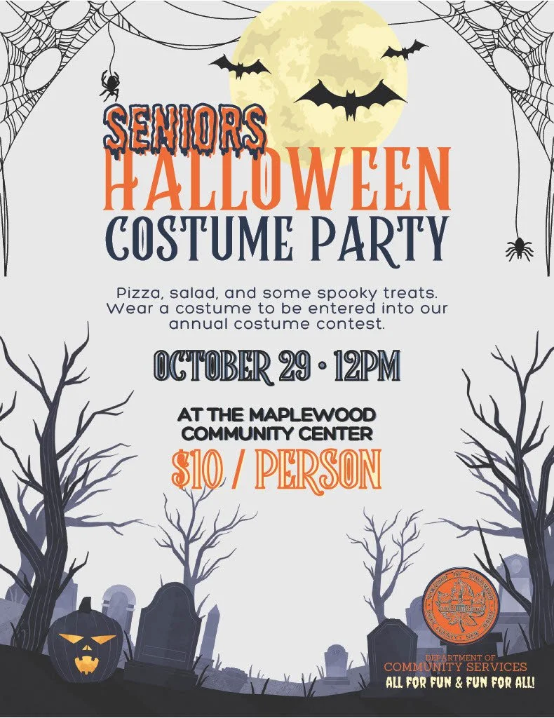 Seniors Halloween Costume Party