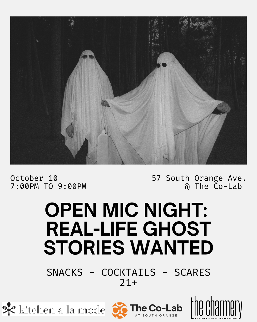 Open Mic Night: Real-Life Ghost Stories 