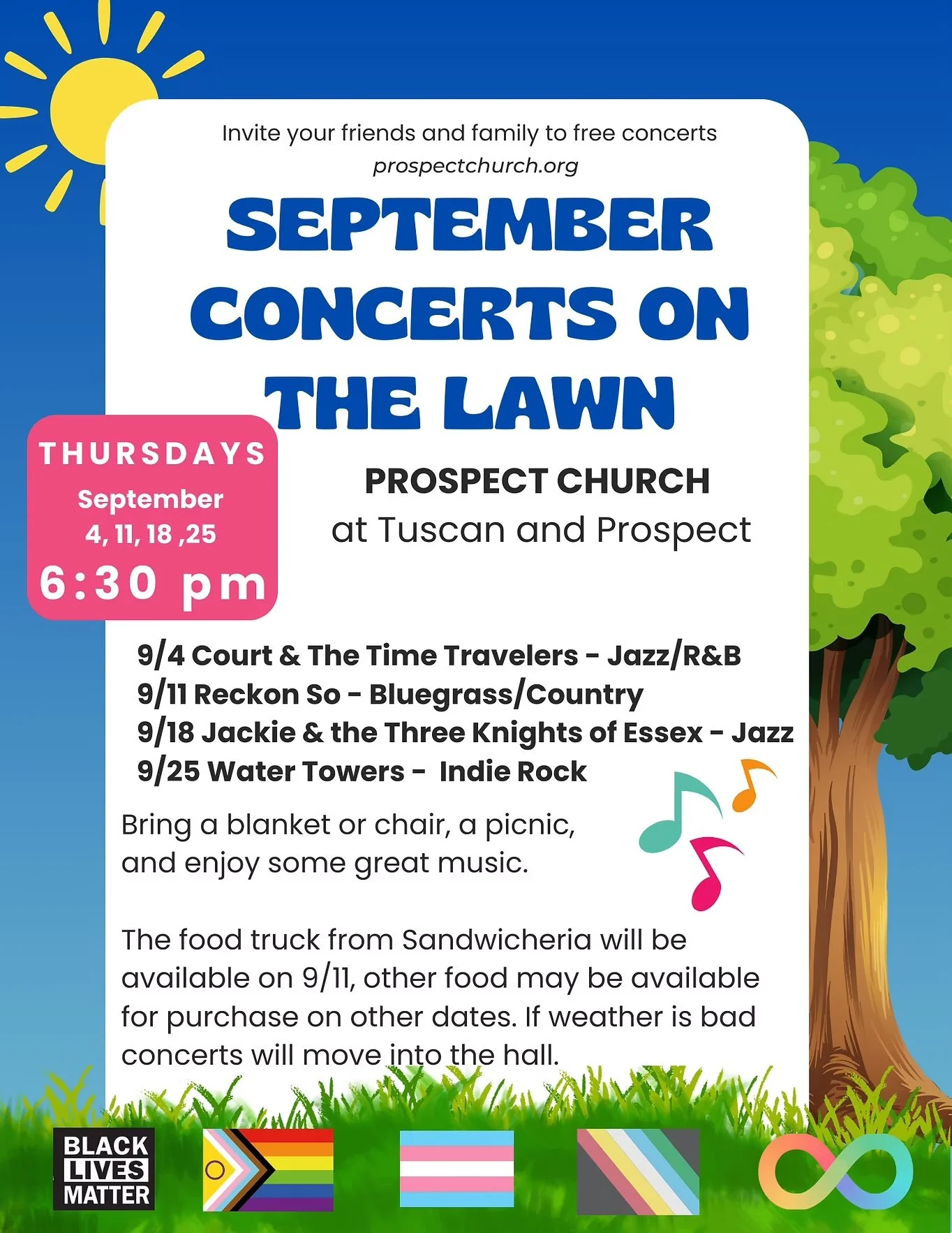 September Concerts on the Lawn: Jackie & the Three Knights of Essex