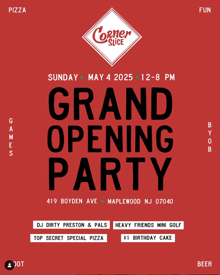 Corner Slice Grand Opening Party