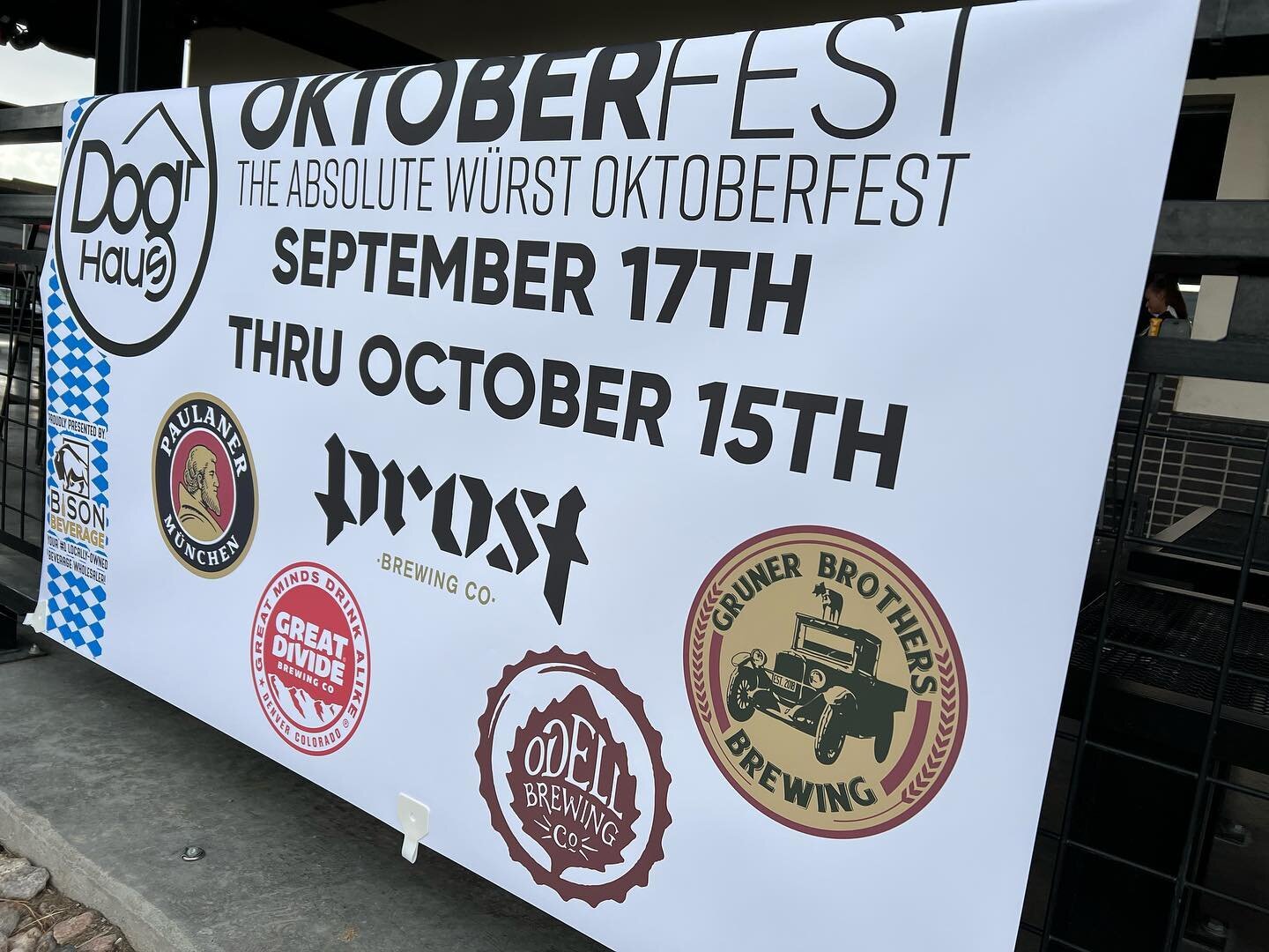 @doghaus_cheyenne is READY to help you Prost like a Pro during Oktoberfest season!  Stop in and enjoy a variety of Oktoberfest biers from @paulaner @paulanerusa , @prostbrewingco , @odellbrewing , @grunerbrothers and @greatdividebrew while they last!