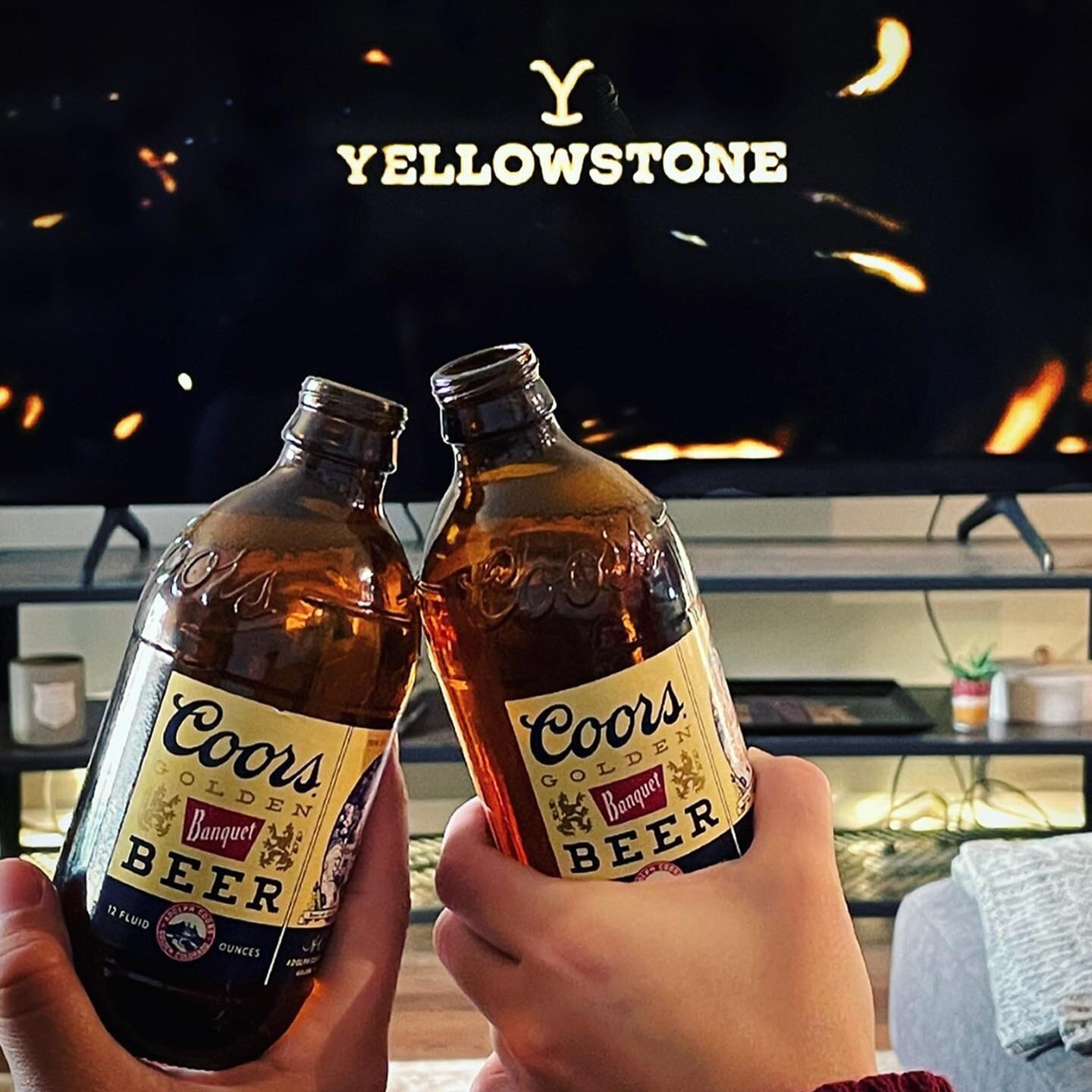 So who else is having a hard time waiting for the next @yellowstone episode? Be sure to restock your bunkhouse with plenty of @coorsbanquet ahead of this long holiday weekend so you don't run out before Sunday!