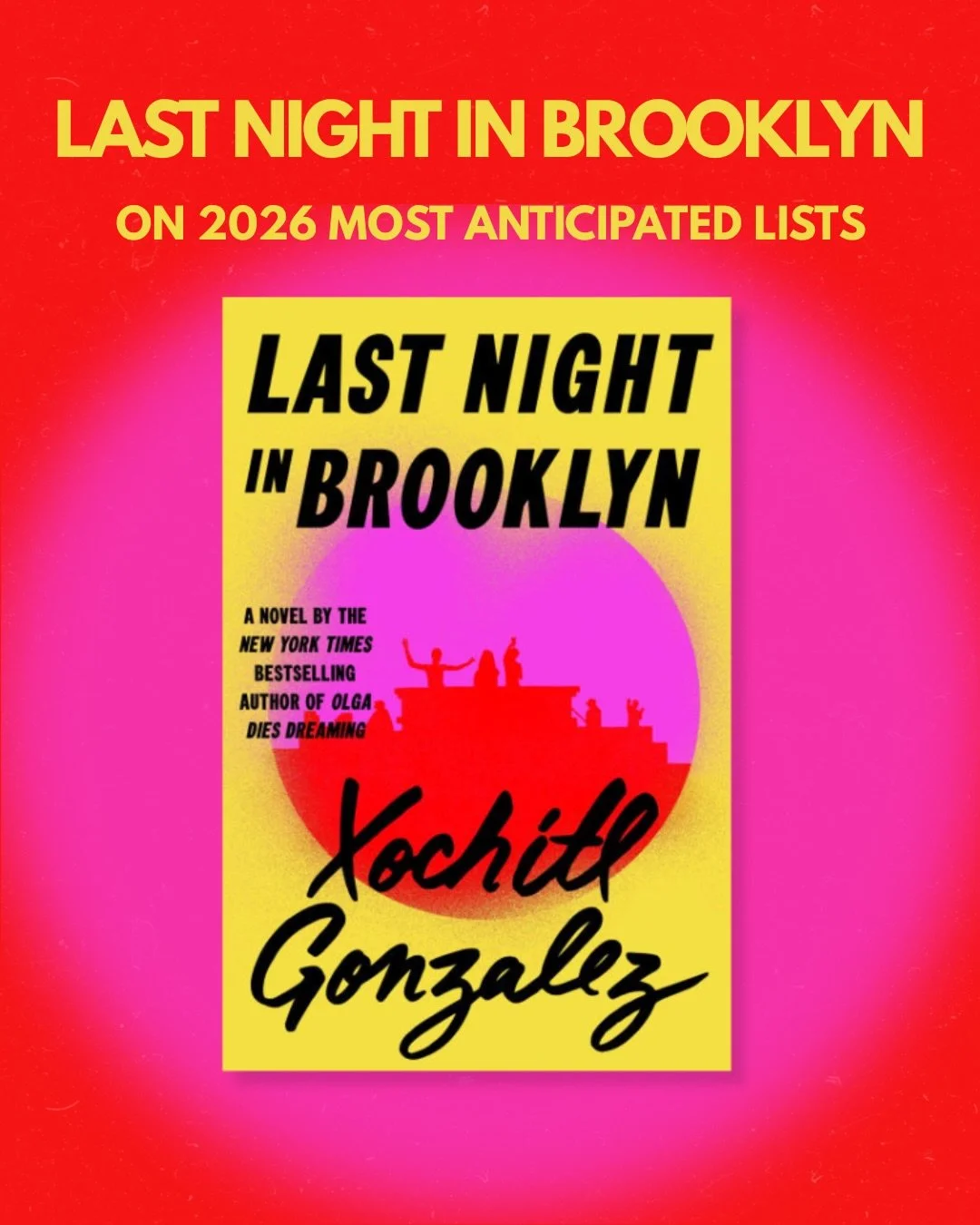 In the midst of this shitshow, some nice news. THANK YOU to all these awesome outlets and readers for promoting BOOKS and anticipating #LastNightInBrooklyn! 🙈🕺🏽🪩🗽💝 #mostanticipated #2026
