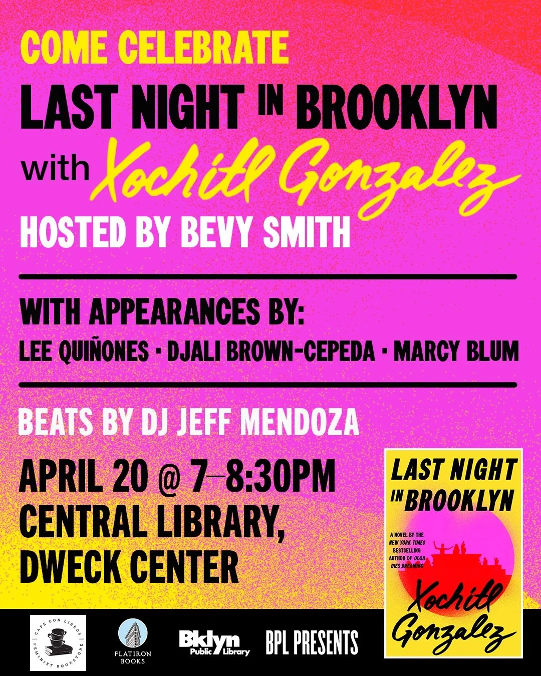 💛 Week 1️⃣: A Ceaseless F&ecirc;te Chock Full of Brilliant Artists!!!
I&rsquo;m feeling such gratitude for their time, for the support of the spaces and booksellers, and I can&rsquo;t wait for these conversations! Get your tickets where you need em 
