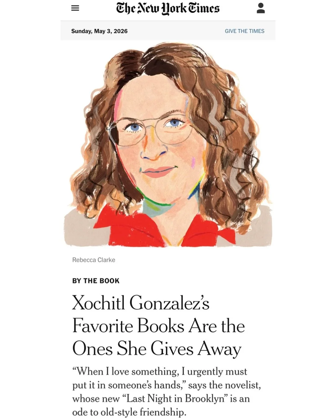 I look a little like Fran Lebowitz after a weekend in Miami here&hellip;BUT, still appreciative of The New York Times for featuring me in one of my favorite columns! 📚 Screenshots here for those who don&rsquo;t subscribe.