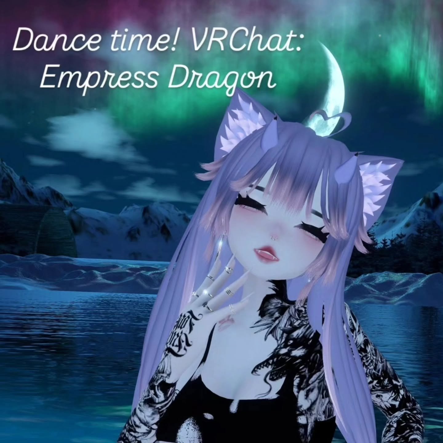 VRChat: Empress Dragon
https://vrchat.com/home/user/usr_1aed959a-67eb-47d1-8c7c-36166e92f288

Add me!

#empressdragon
#vrchat #purplehair #catgirl #meowandrawr #dance