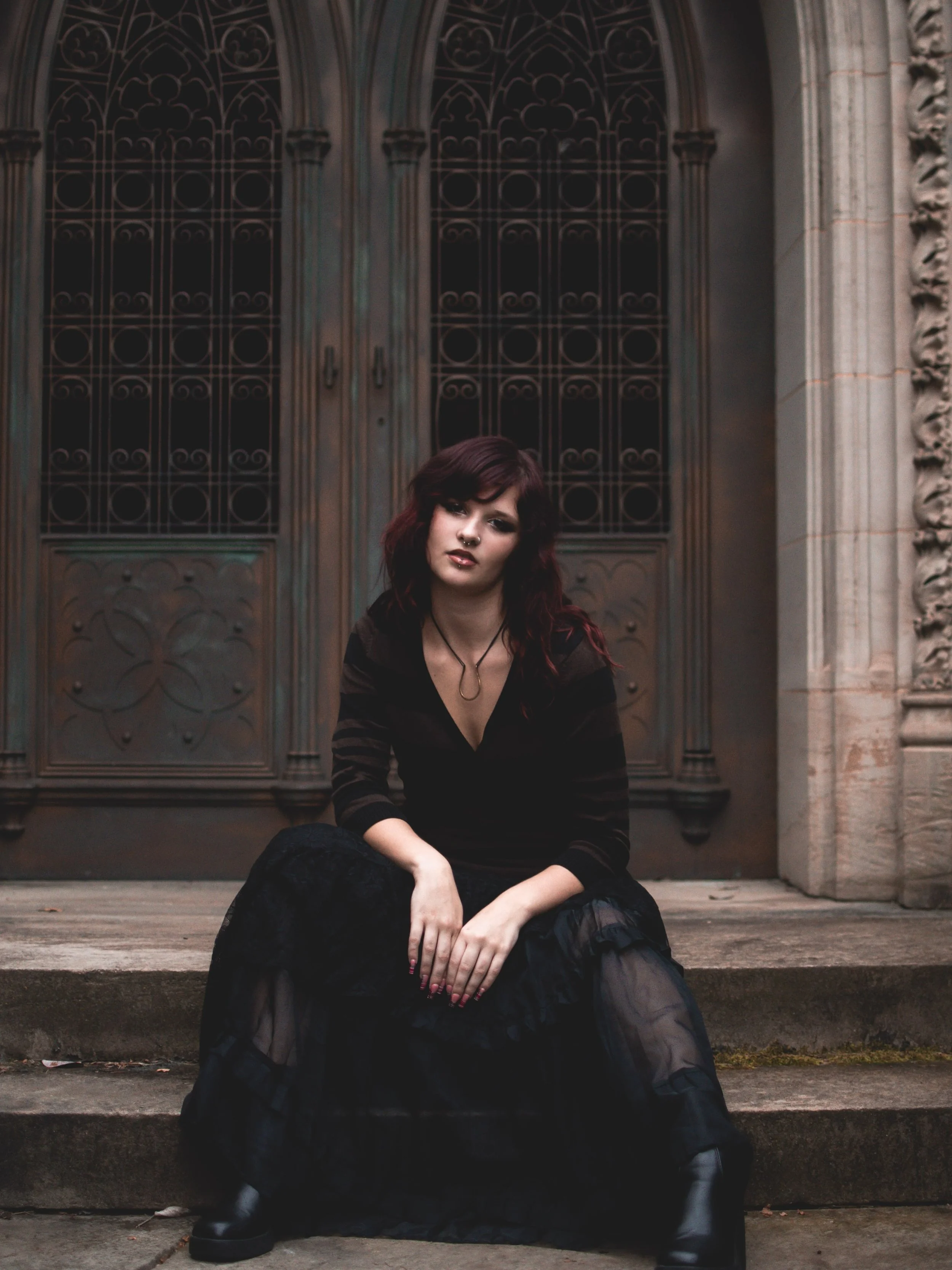 Haunted the cemetery with @bannon_ruby a couple weeks back and I am obsessed.🖤
.
.
.
#portraitphotographer #lifestylephotographer #pittsburghphotographer #spookyseason #witchaesthetic