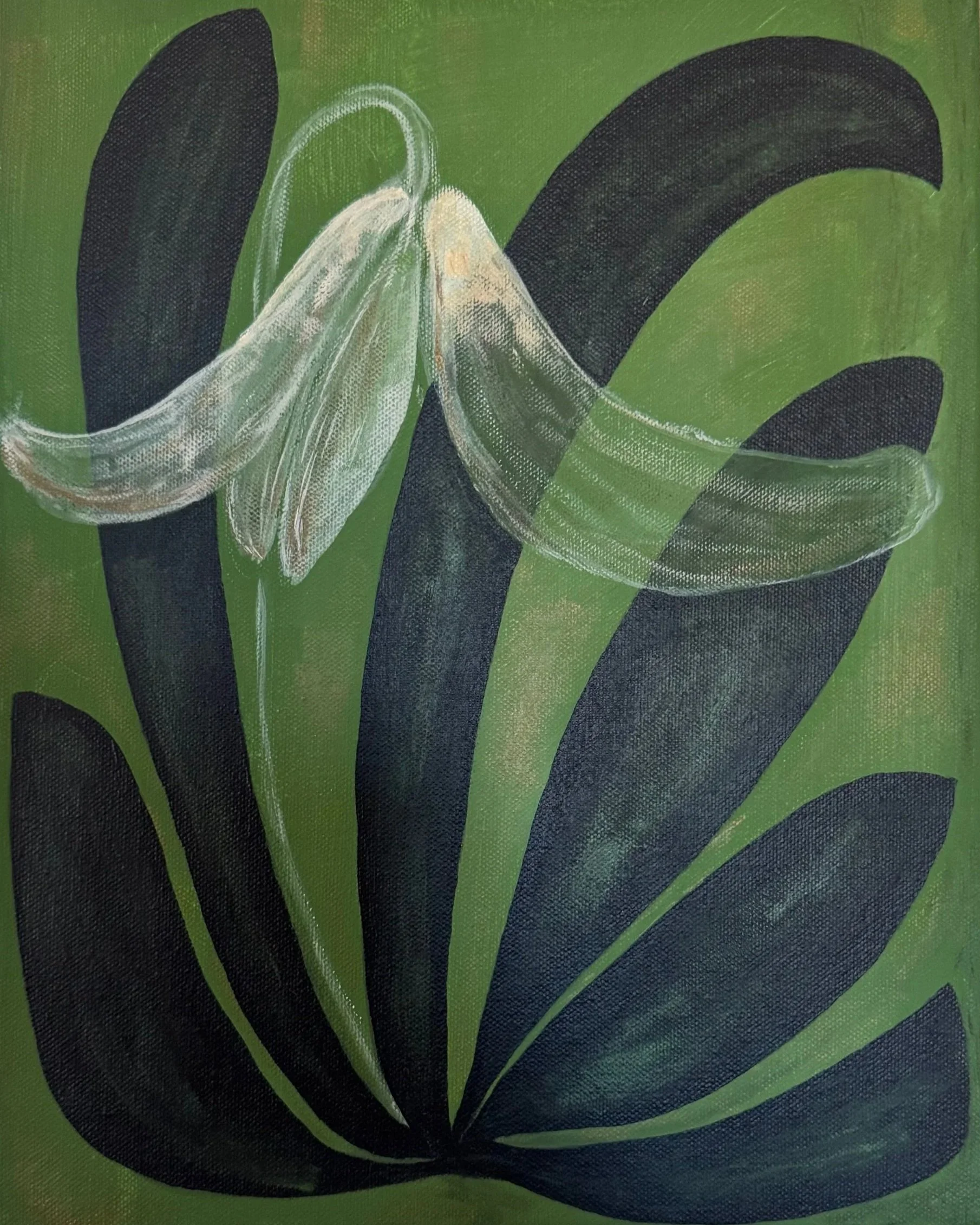 Flora II - 2025 - Acrylic on Canvas - 11" x 14"