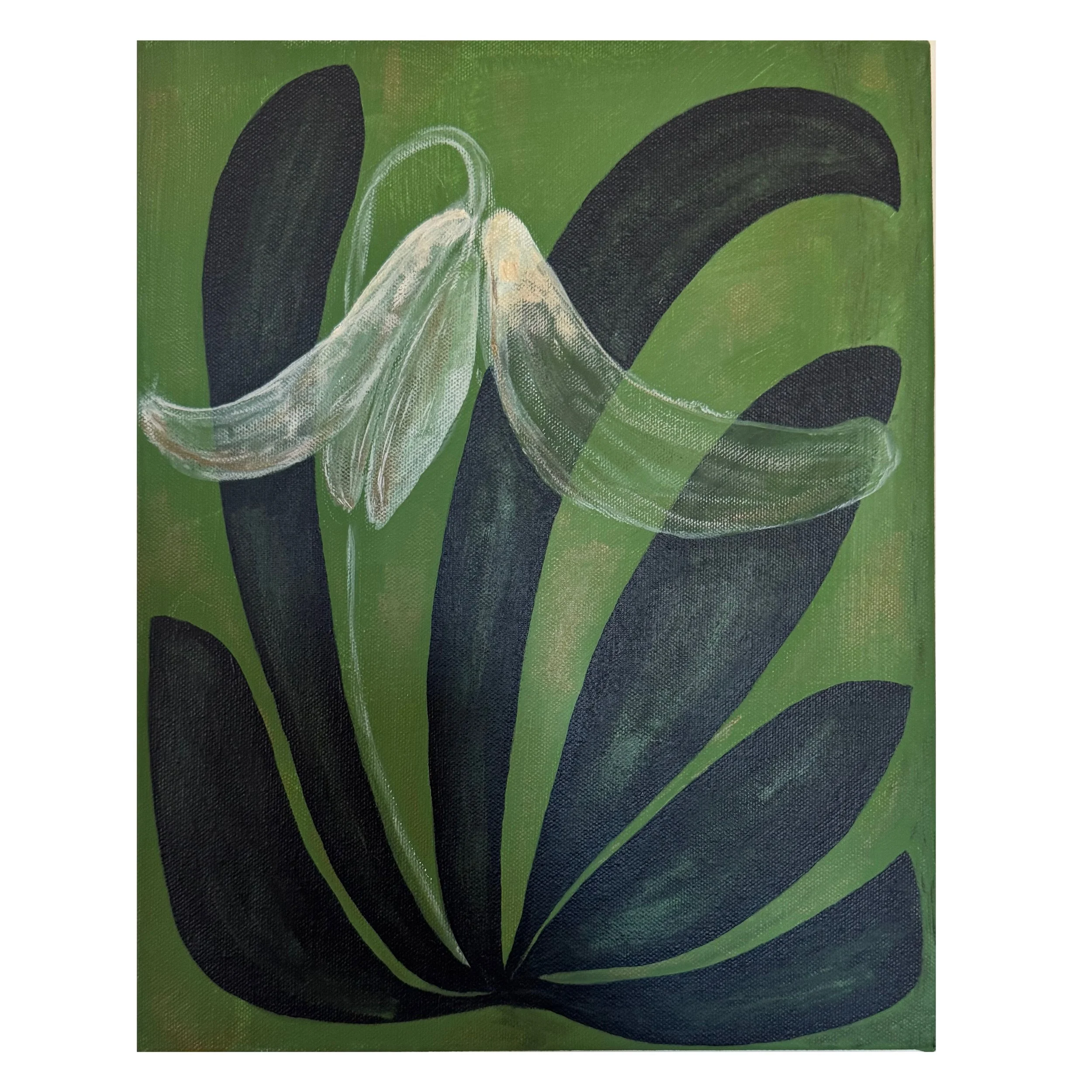 Flora II - 2025 - Acrylic on Canvas - 11" x 14"