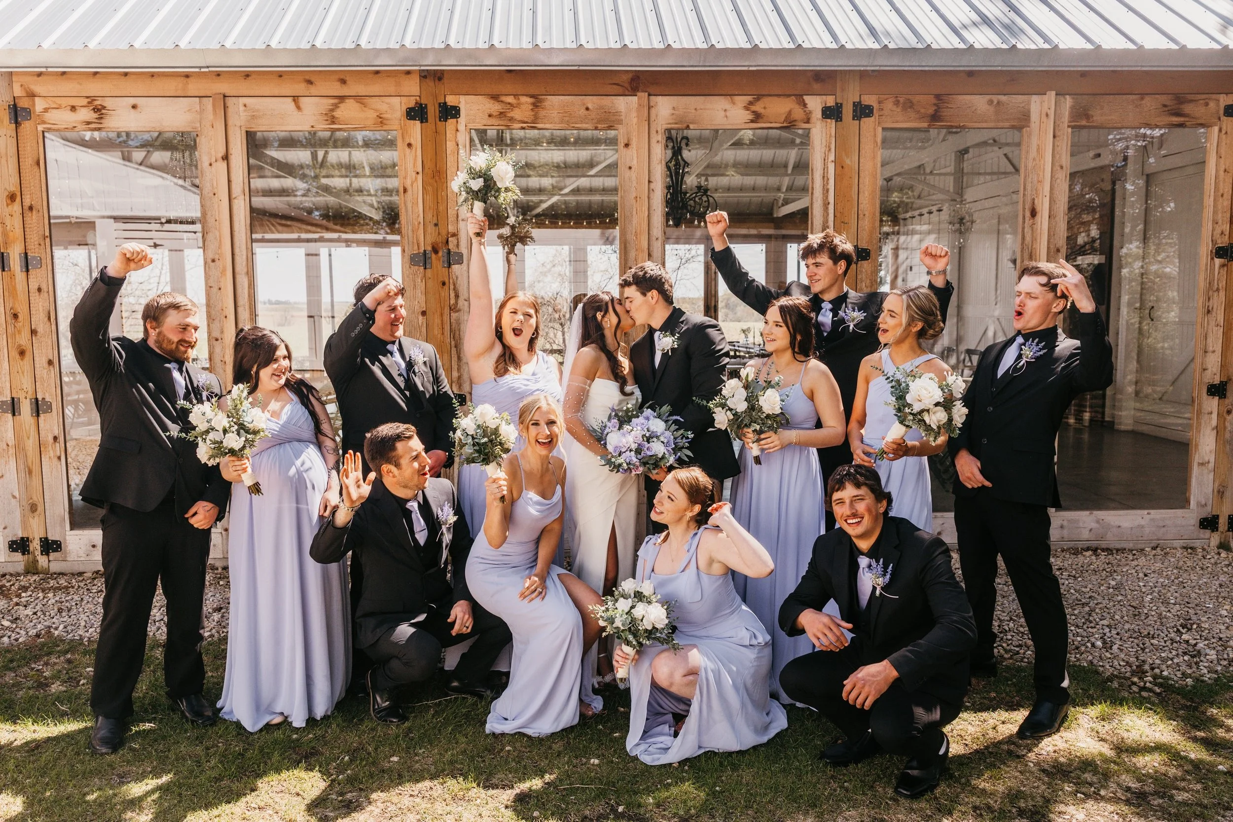 One day you&rsquo;ll look back at these and realize how insane it was that everybody was actually there at the same time. 🤍 

Photo: @lexijanecreativeco 

#minnesotawedding #mnwedding #mnweddingvenue #minnesotaweddingvenue #countrysidewedding