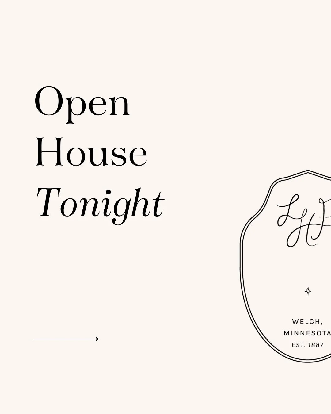 If you are looking for a 2026, 2027, or 2028 wedding venue, we would love to invite you to our Open House TONIGHT: Monday, June 8th from 6:30-8:00 PM.

Enjoy a gorgeous June evening in the Minnesota countryside as you leisurely stroll through our wed