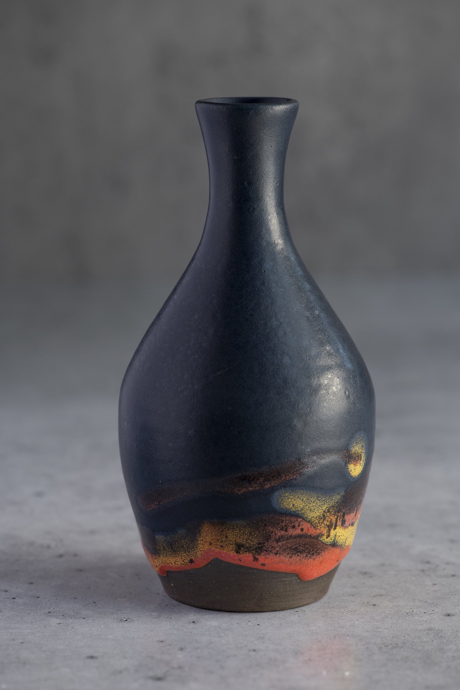Midnight Campfire vase
