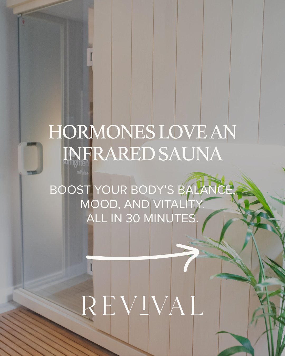 Your hormones called&hellip; they want a sauna. 🔥💛⁠
⁠
From lowering stress to boosting mood, energy, and recovery, just 30 minutes a few times a week can help your body thrive.⁠
⁠
✨ Cortisol: melt stress away and sleep better⁠
✨ Endorphins: feel na