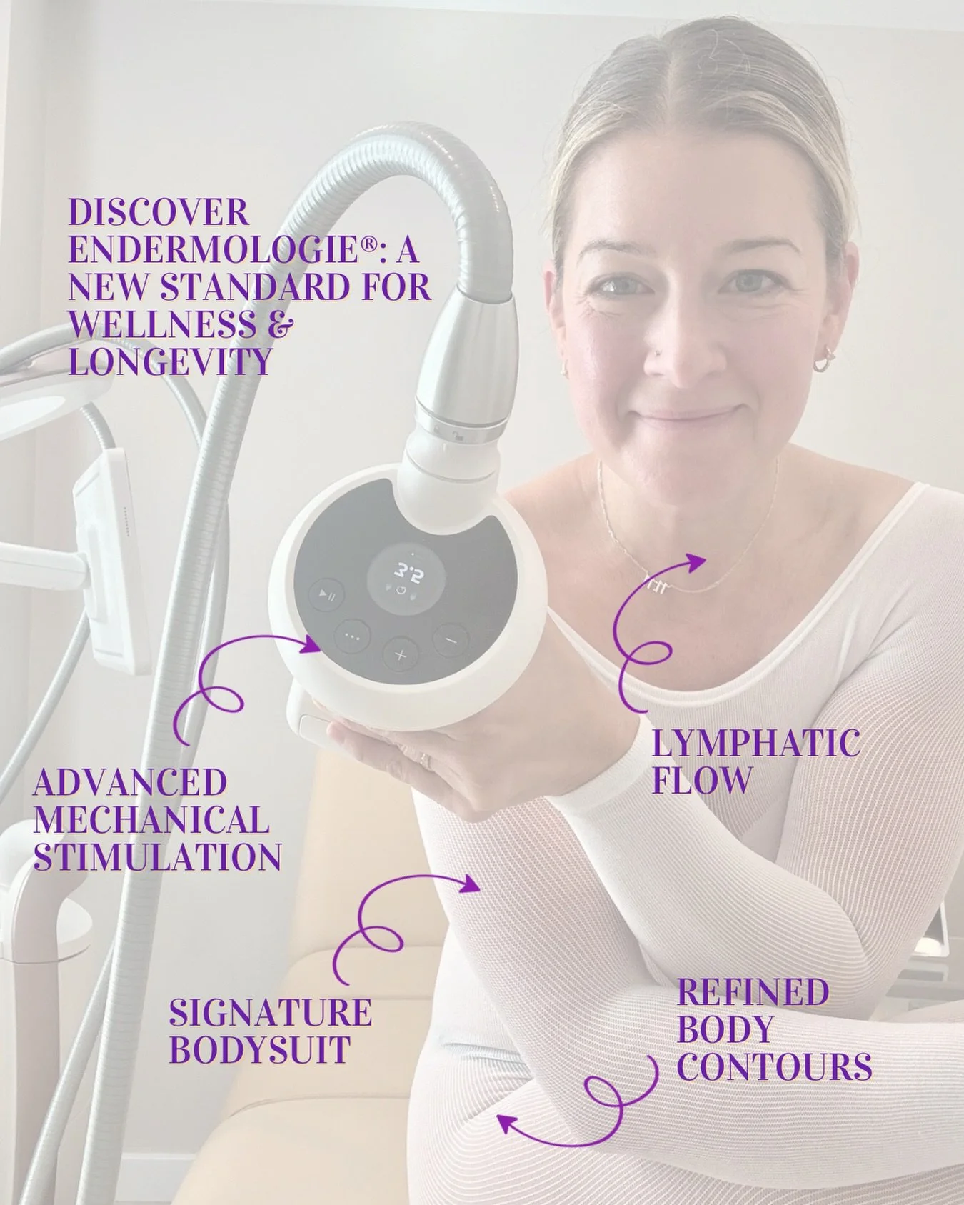A new standard in body wellness has arrived at Revival.

Endermologie&reg; is an advanced mechanical stimulation treatment designed to support circulation, lymphatic flow and skin vitality&mdash;while supporting smoother-looking skin and more refined