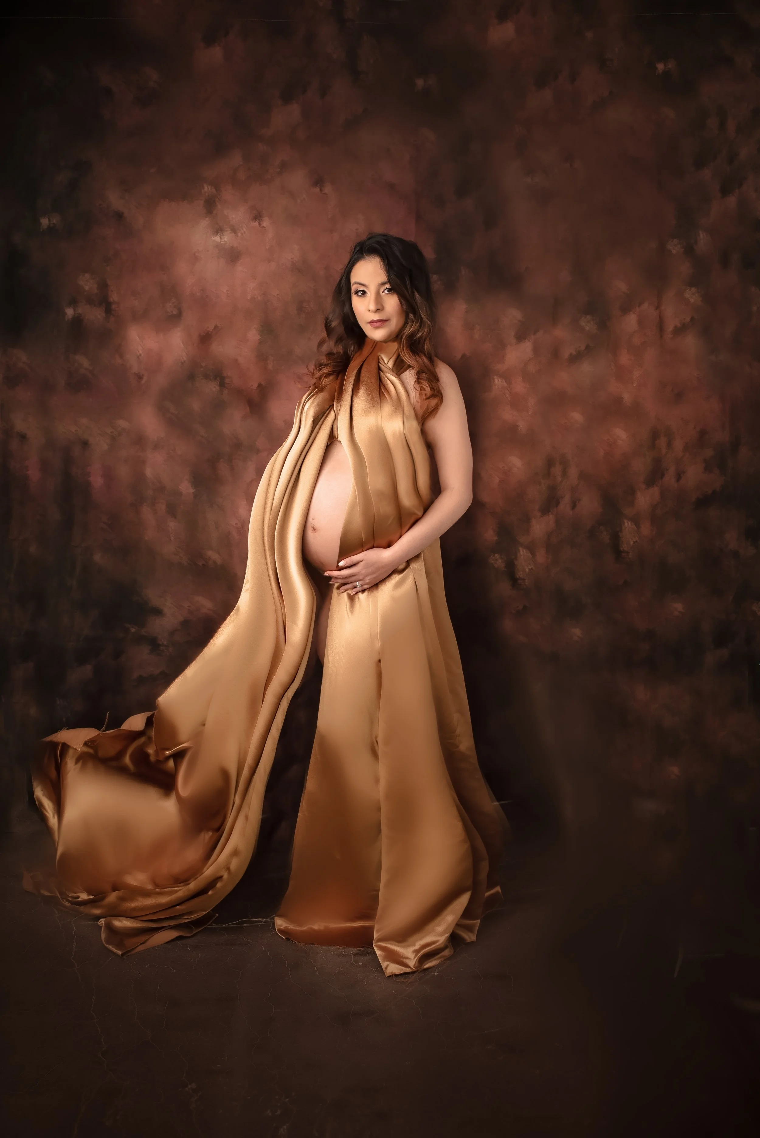 Maggie’s Glam Maternity Session at the Studio | Maternity Photography Waxhaw, NC