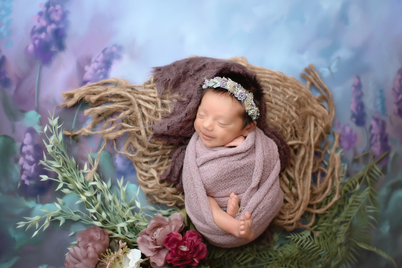 Baby Girl Model Newborn Session | Newborn Photography Monroe, NC