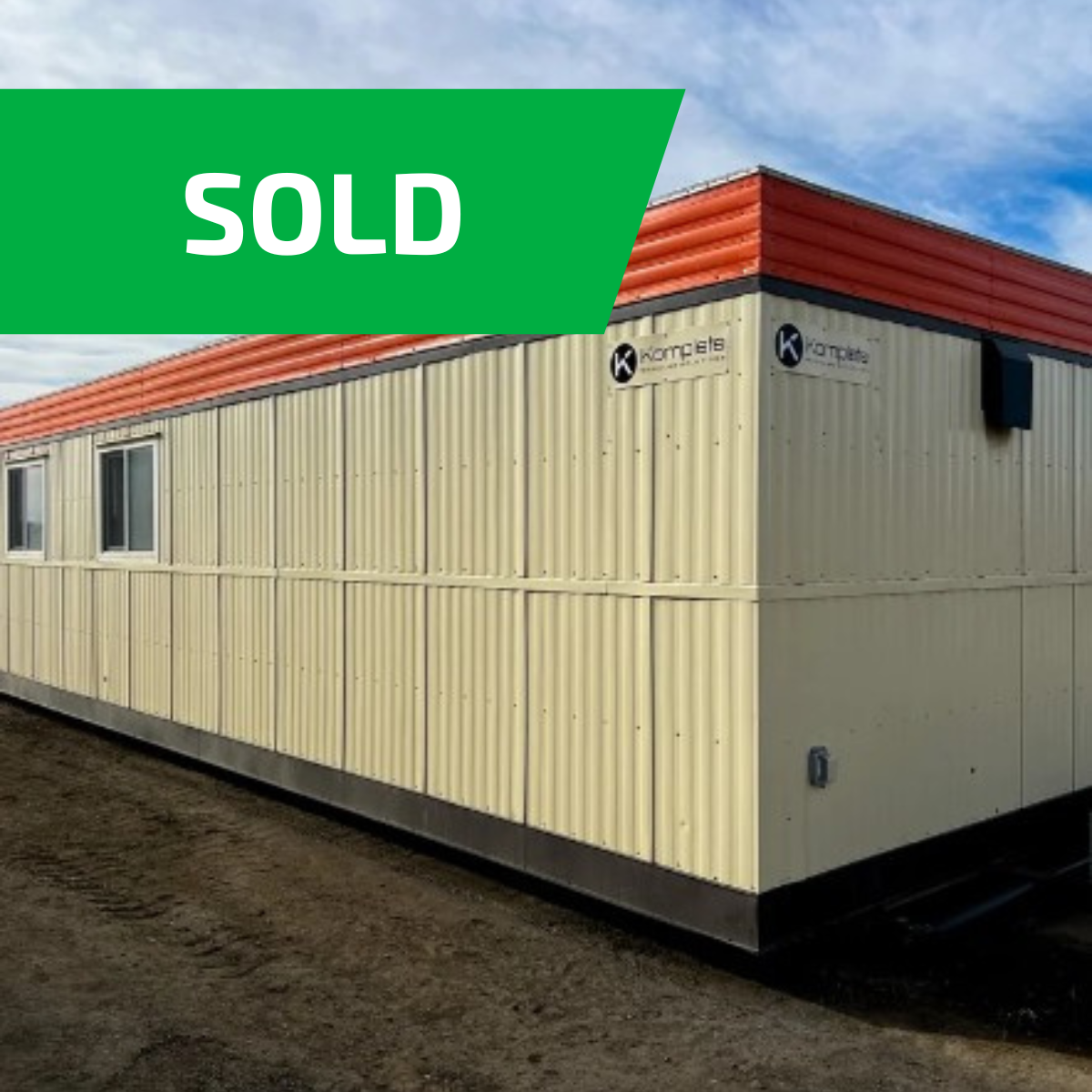 12'x60' Skidded Site Office (1 Partition) - All Electric