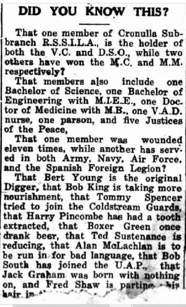 Sub-Branch Story: A Fact Stranger than fiction 