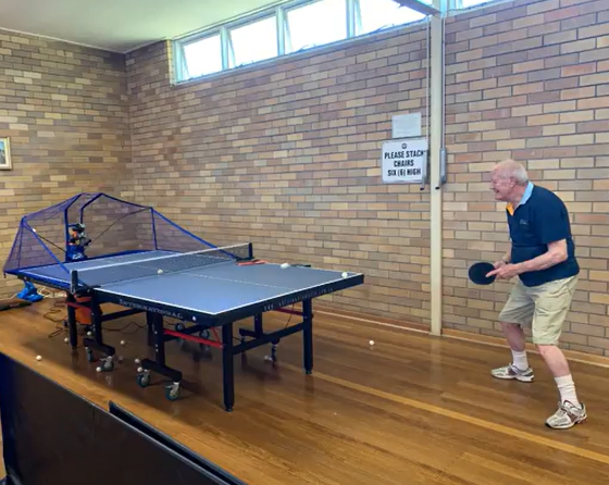 New Robot for Cronulla RSL Table Tennis Club