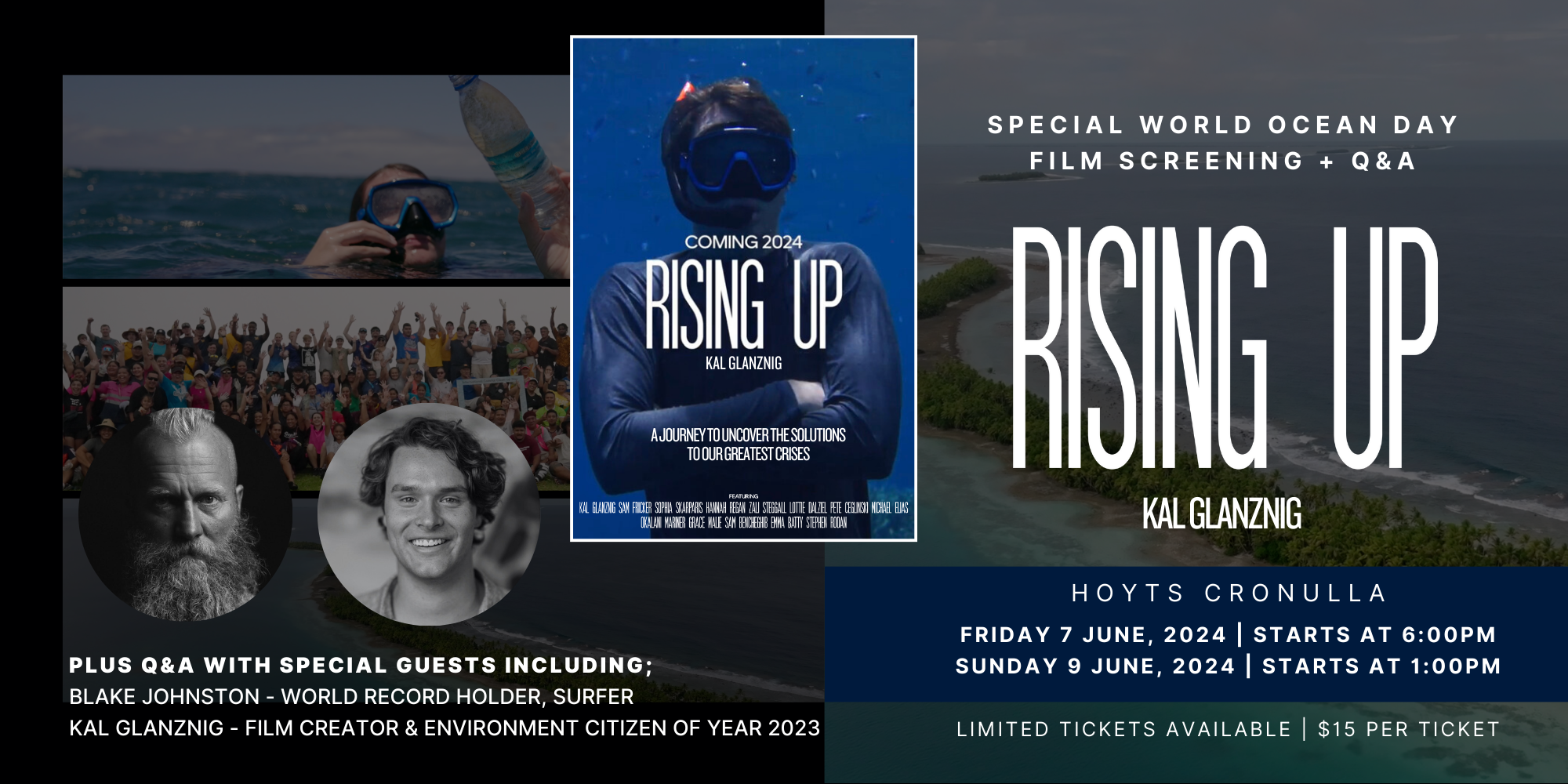 Kal Glanznig's 'Rising Up': A Cinematic Journey to Tackle Climate Change and Plastic Pollution