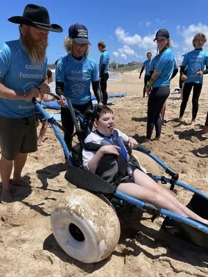 Skillz4me Provides Beach Experience for Children With Disability