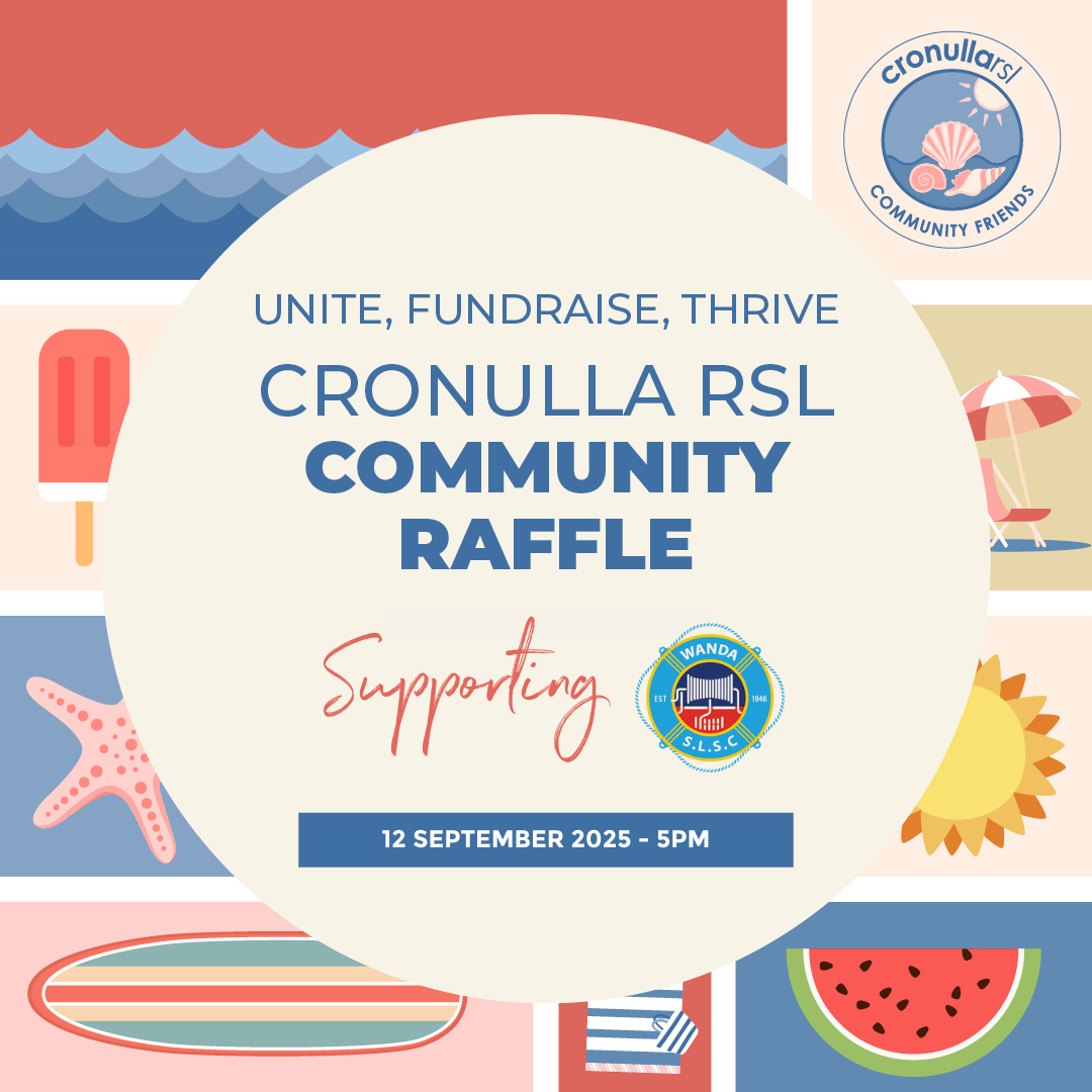Community Friends Raffle - Supporting Wanda Surf Life Saving Club