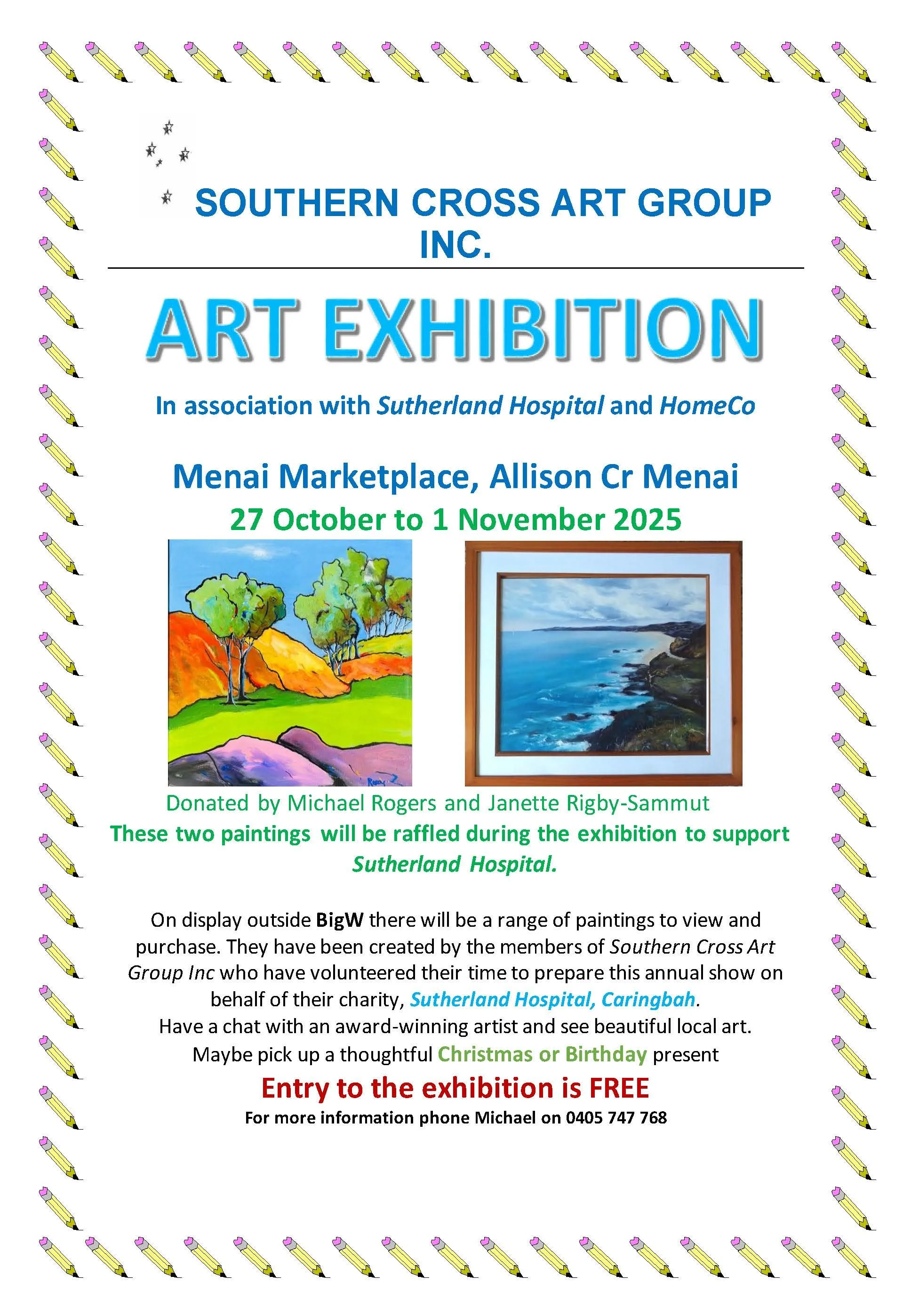 Southern Cross Art Group Inc. Art Exhibition