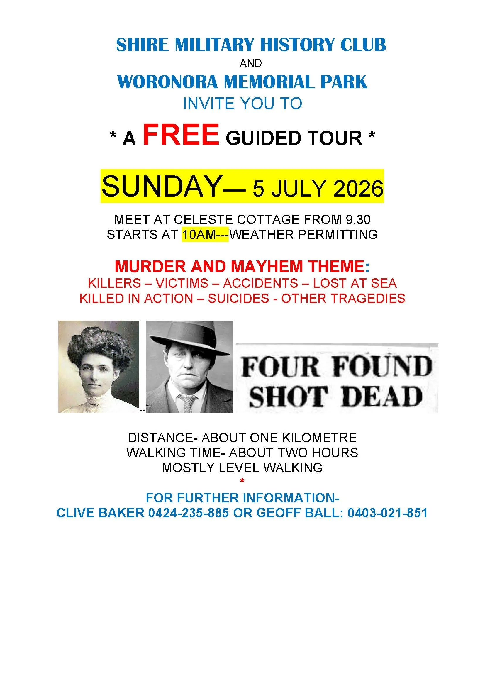 Shire Military History Club &amp; Woronora Memorial Park Guided Tour