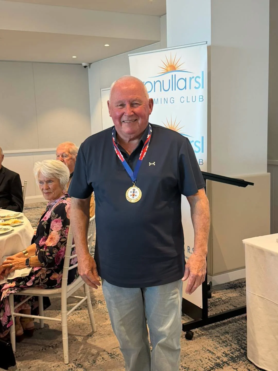 Al Barry awarded his OBE