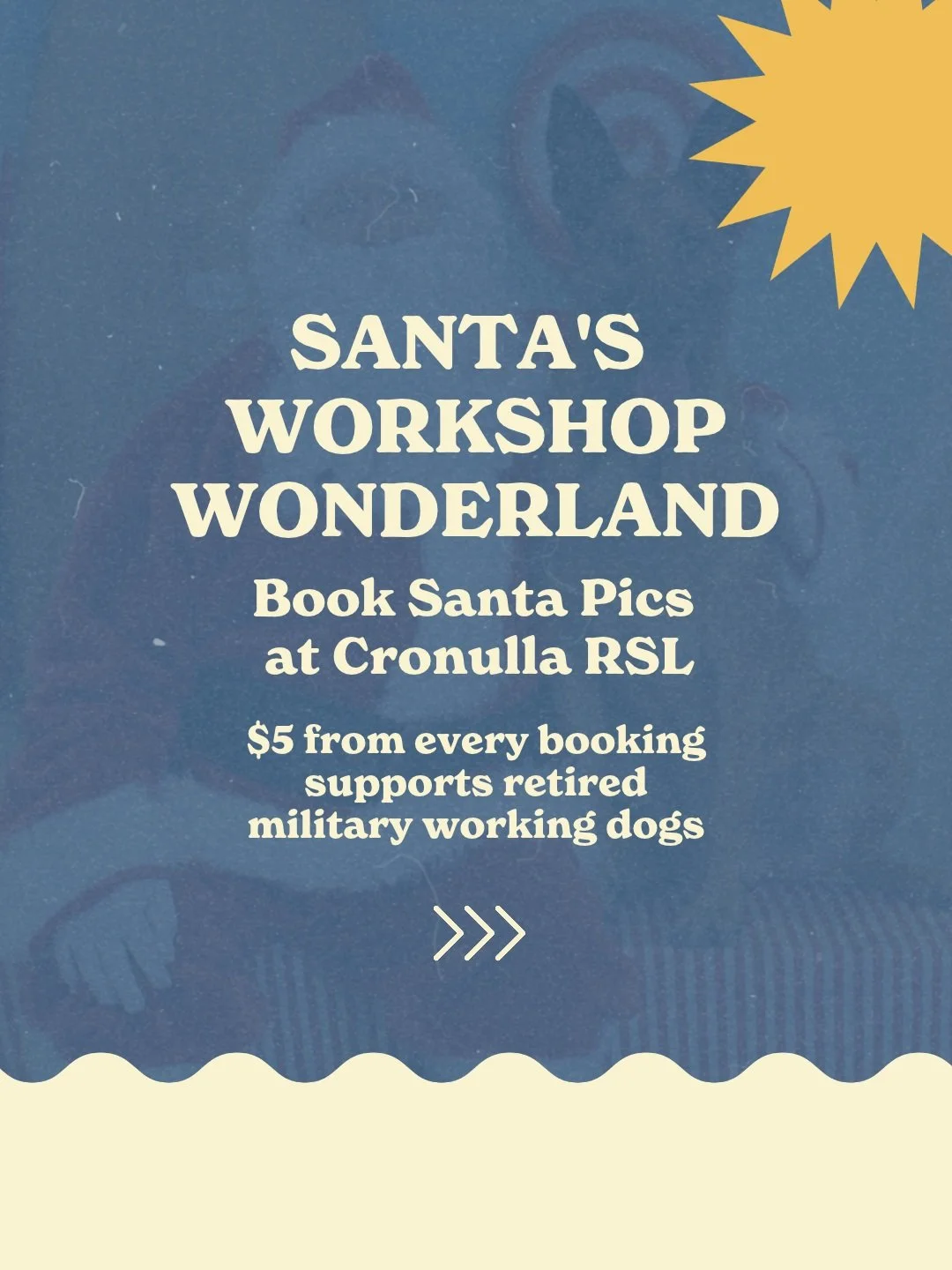 Christmas magic is coming to Cronulla RSL!

Bring the whole family, your friends and your furry family members along for a special @santapics_sydney Santa photography experience at Santa&rsquo;s Workshop Wonderland.

Enjoy a private 10-minute session