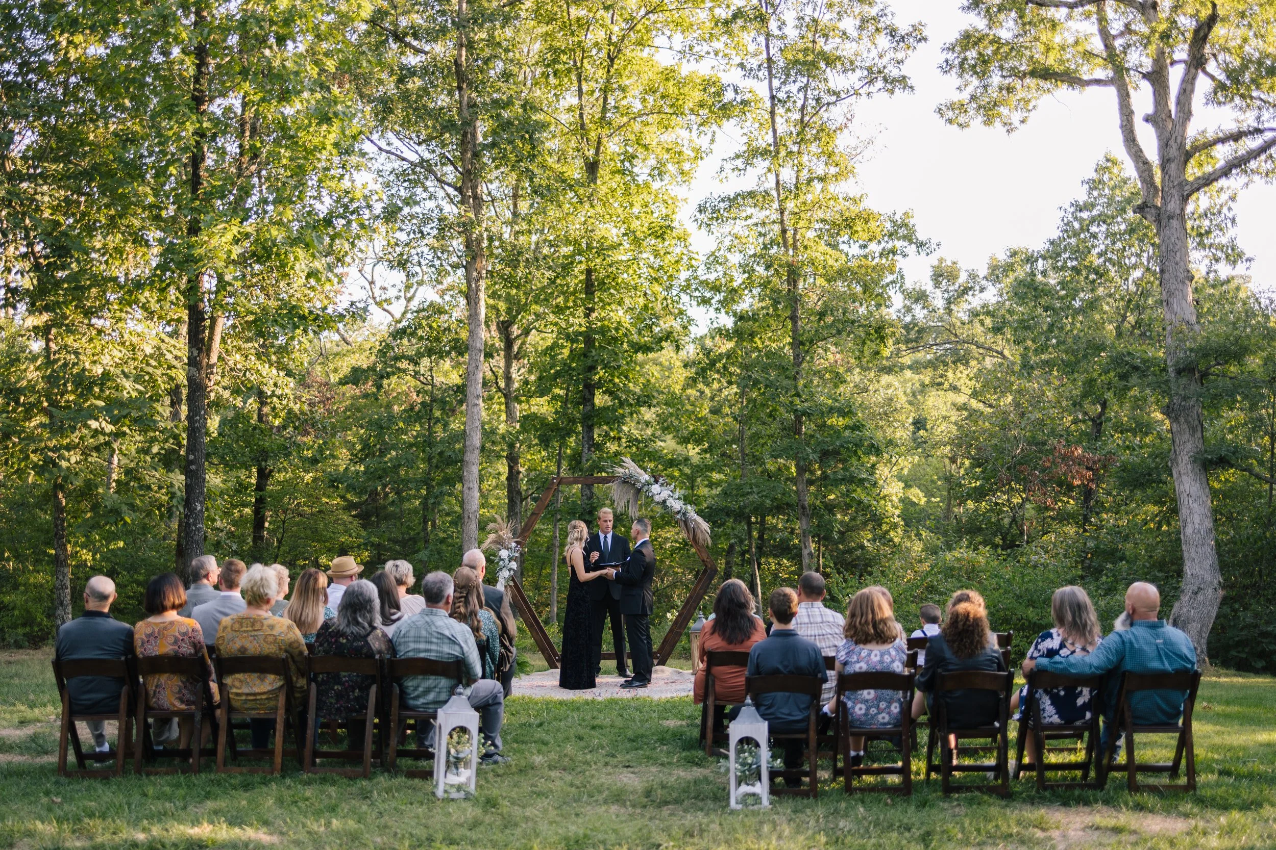 Cristian + Claire: Intimate Backyard Wedding