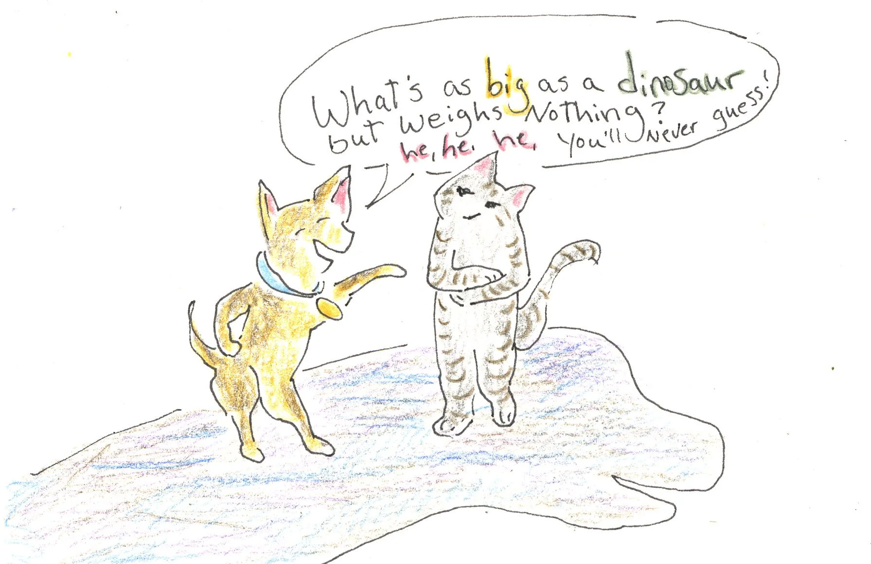 A SMALL DOG AND A BIG RIDDLE