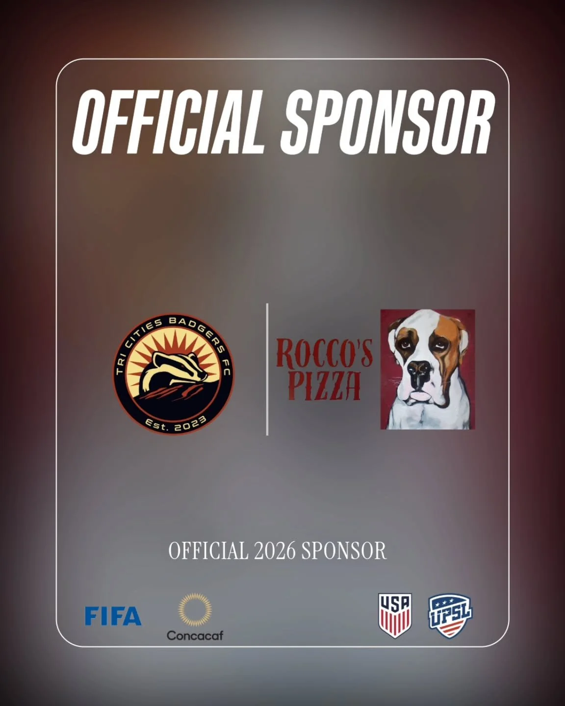 📣 Welcome Back @roccospizzakennewick @roccospizzapasco More than ecstatic to have Rocco's Pizza as our continued sponsor, truly a local favorite!

Visit them at :  6415 BURDEN BLV, PASCO, WA 99301
509-545-6100
&amp;
7911 W GRANDRIDGE BLVD, KENNEWICK
