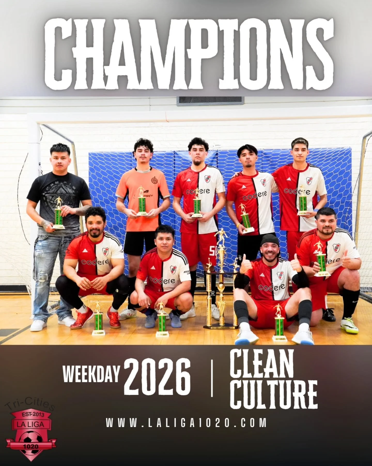 🏆🏅 CHAMPIONS 

2026 WEEKDAY TOURNAMENT