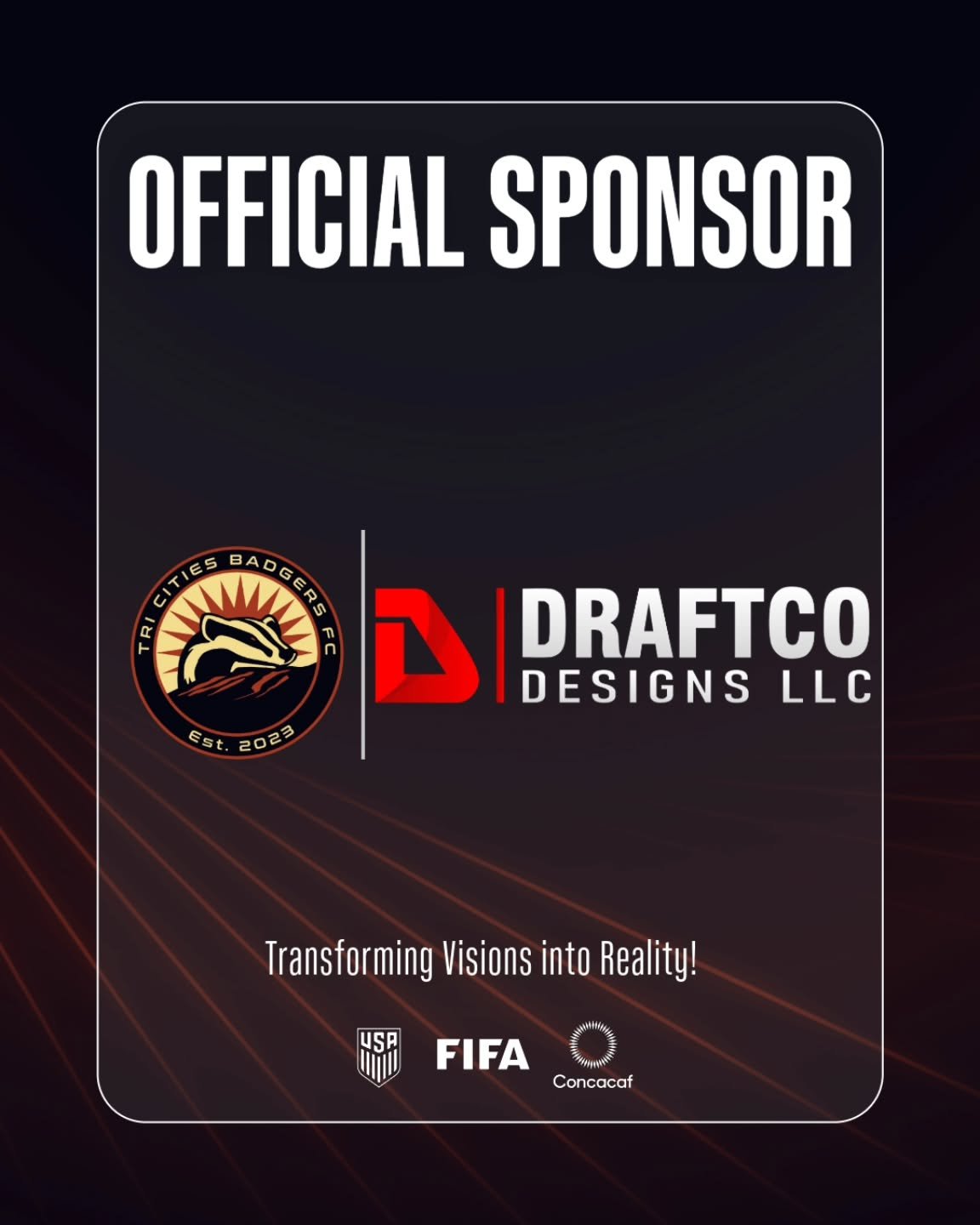 📣 Excited to announce @draftcodesigns as a returning sponsor for the 2026 Season

Let's welcome them back to the Badger family!

 Located on 8458 W Gage Blvd Ste A, Kennewick, WA 99336, Draftco is a local business offering services in both residenti