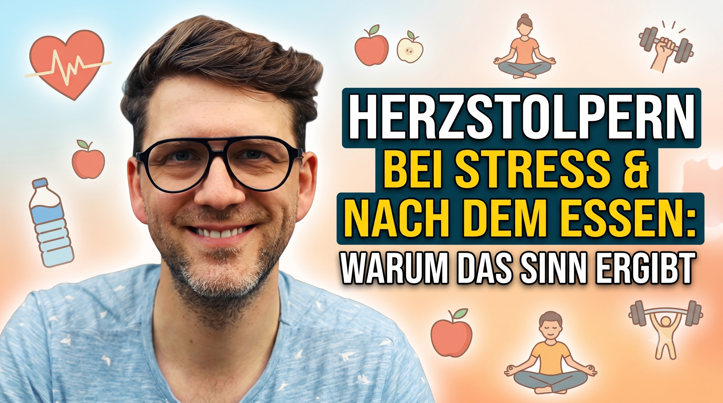 Herzstolpern bei Stress und nach dem Essen: Warum das Sinn ergibt