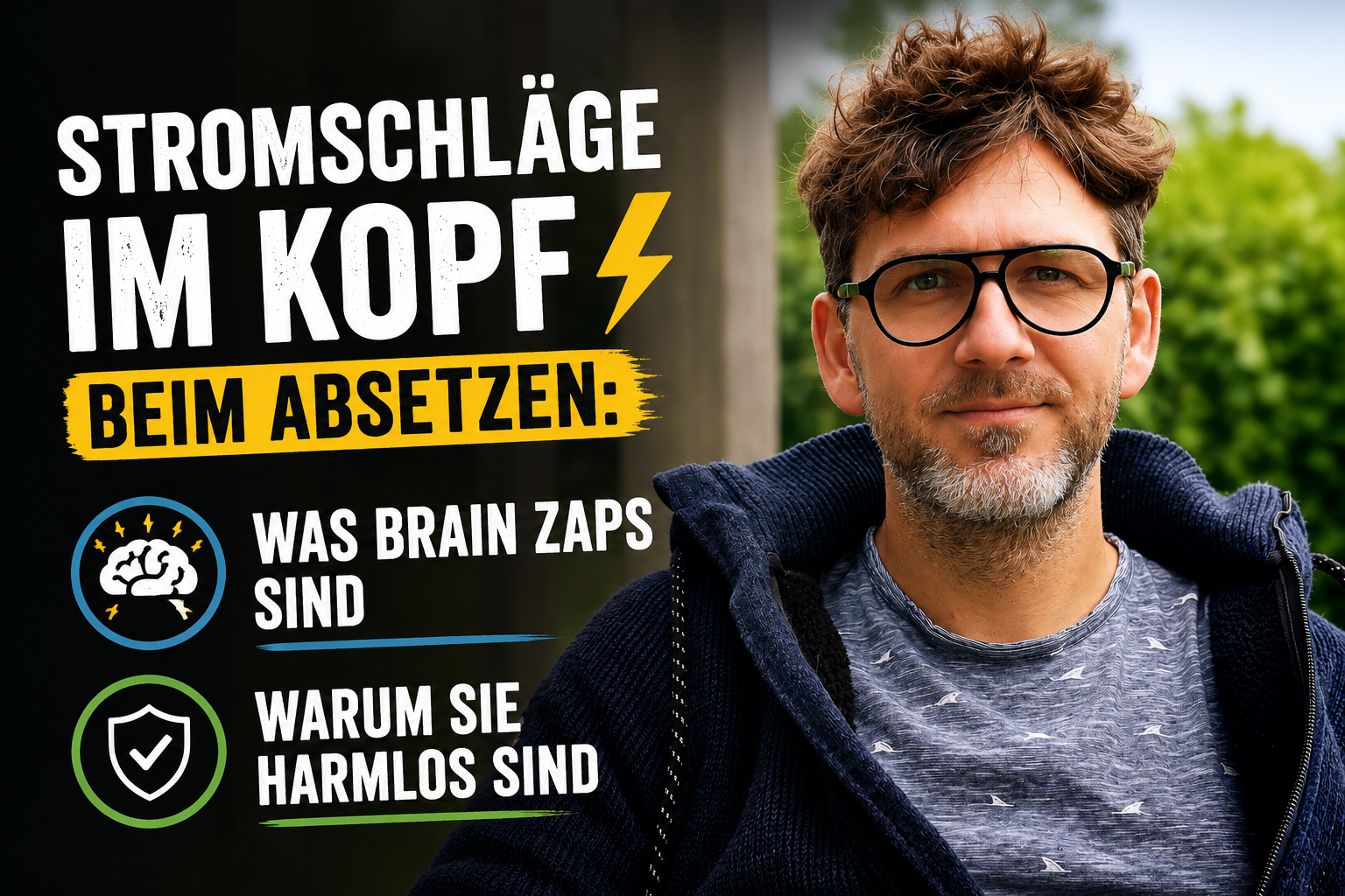 Stromschläge im Kopf beim Absetzen: Was Brain Zaps sind und wie lange der Prozess dauert