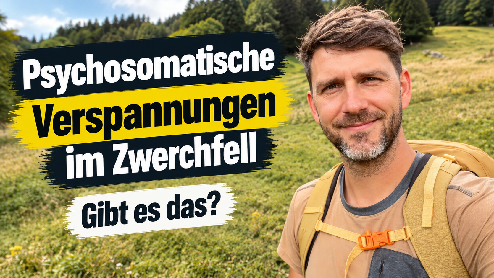 Psychosomatische Verspannungen im Zwerchfell, gibt es das?