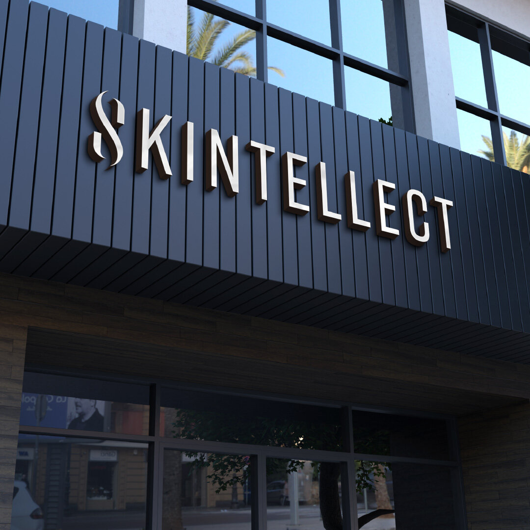 Skintellect Solutions embodies dedication to honesty, transparency, and mastery in skincare. Drawing from these principles, I crafted a brand that authentically mirrors their ethos. Building upon their original logo, I created a wordmark where the &q
