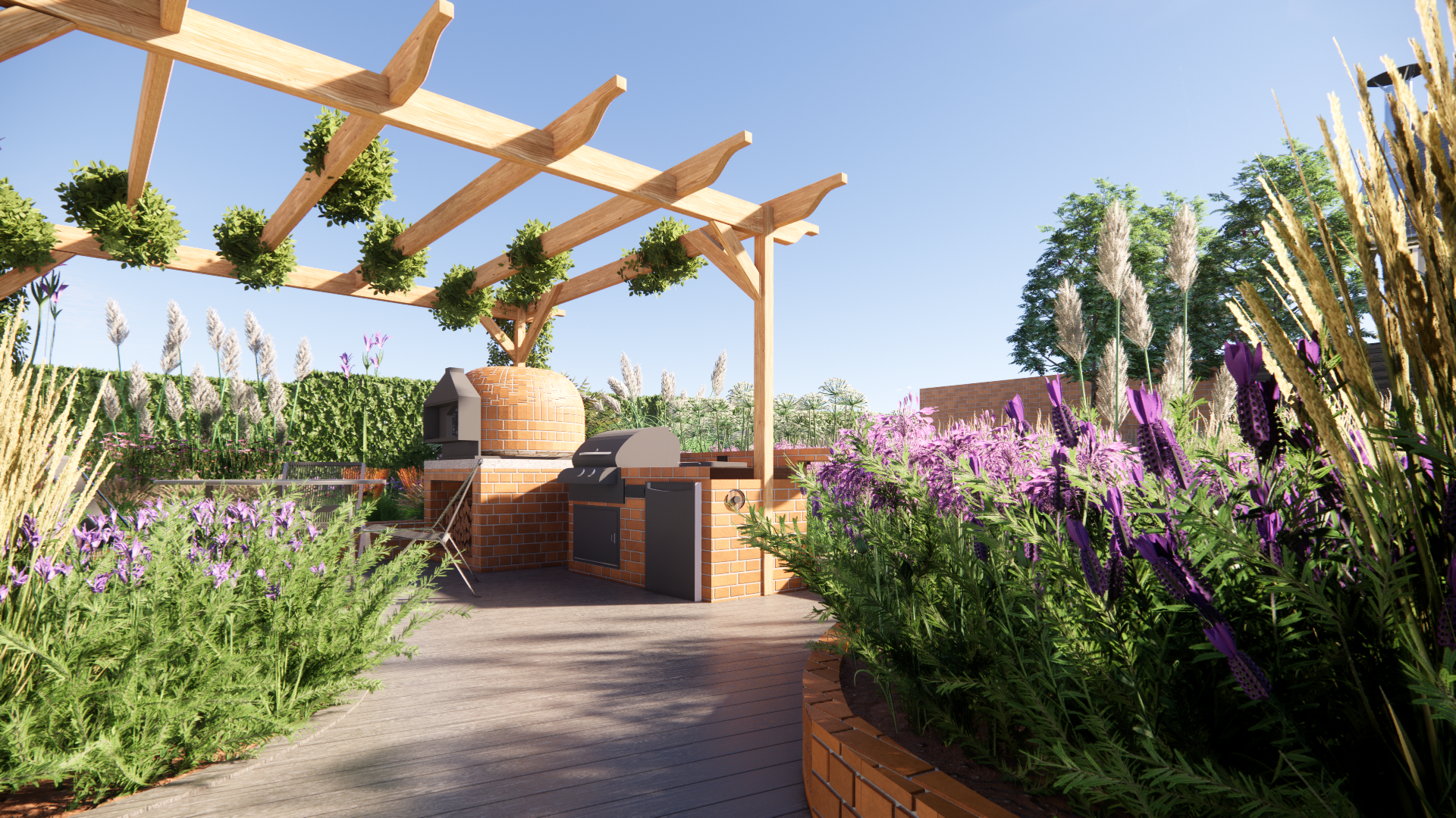 New Patio and Kitchen Area