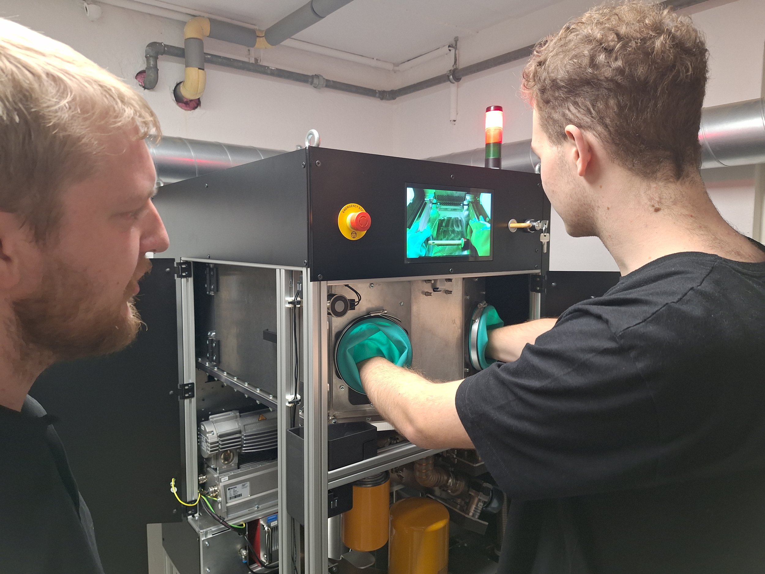 Sicheres Enpacken ohne Schutzausrüstung