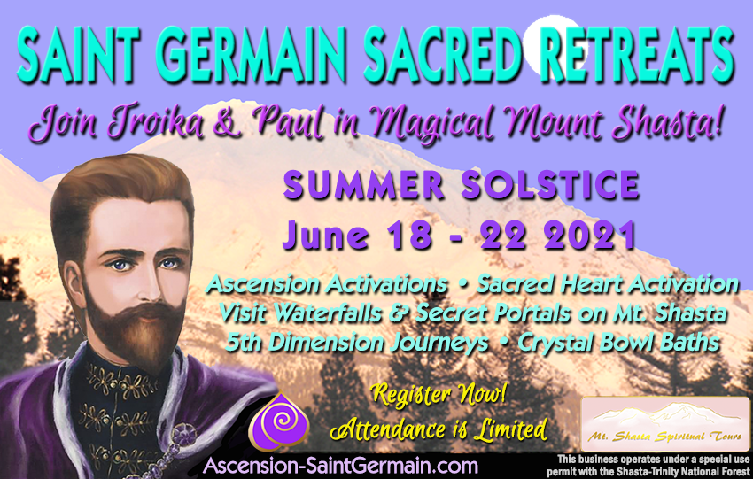 Saint Germain Sacred Retreat                              June 18-22 2021