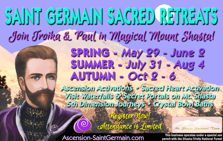 Mt Shasta Retreat dates for 2020